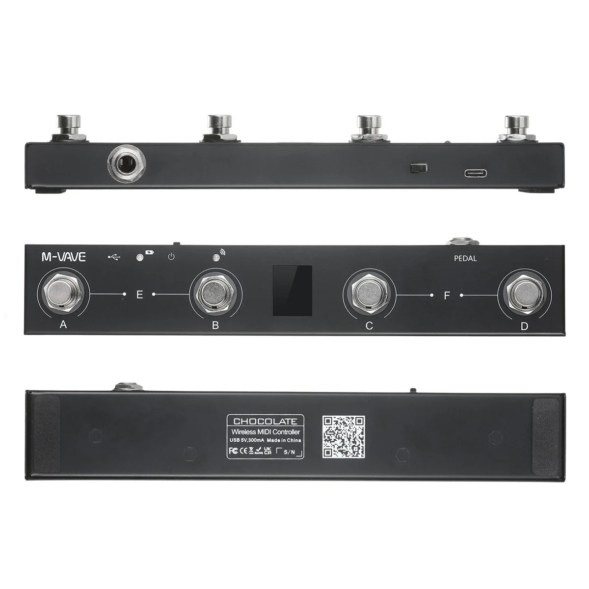 Midi Controller Pad - M-VAVE Çikolata Bluetooth MIDI Ayak Kontrol