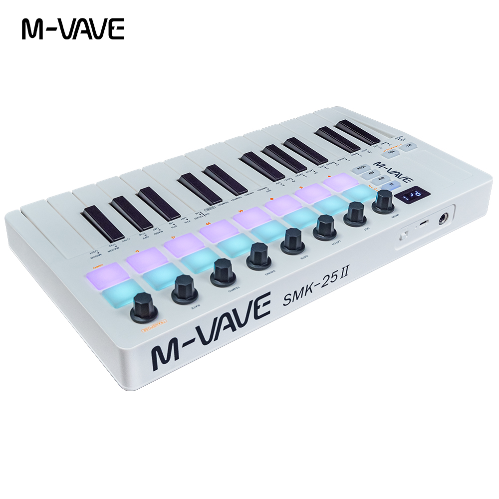 M-VAVE SMK-25 II 25 Tuşlu Blue - Midi Controller Pad incelemesi ve fiyatı