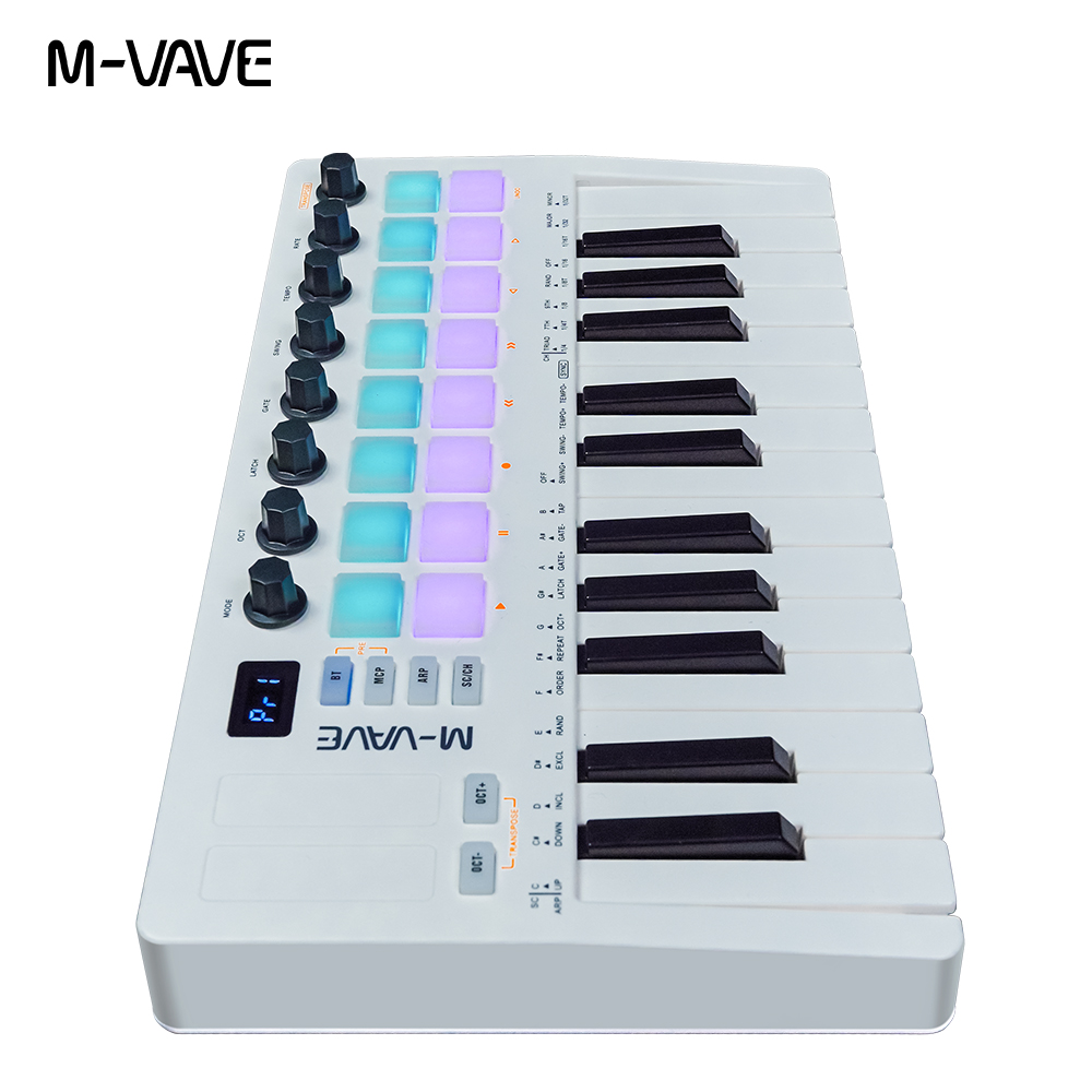 M-VAVE SMK-25 II 25 Tuşlu Blue - Midi Controller Pad incelemesi ve fiyatı