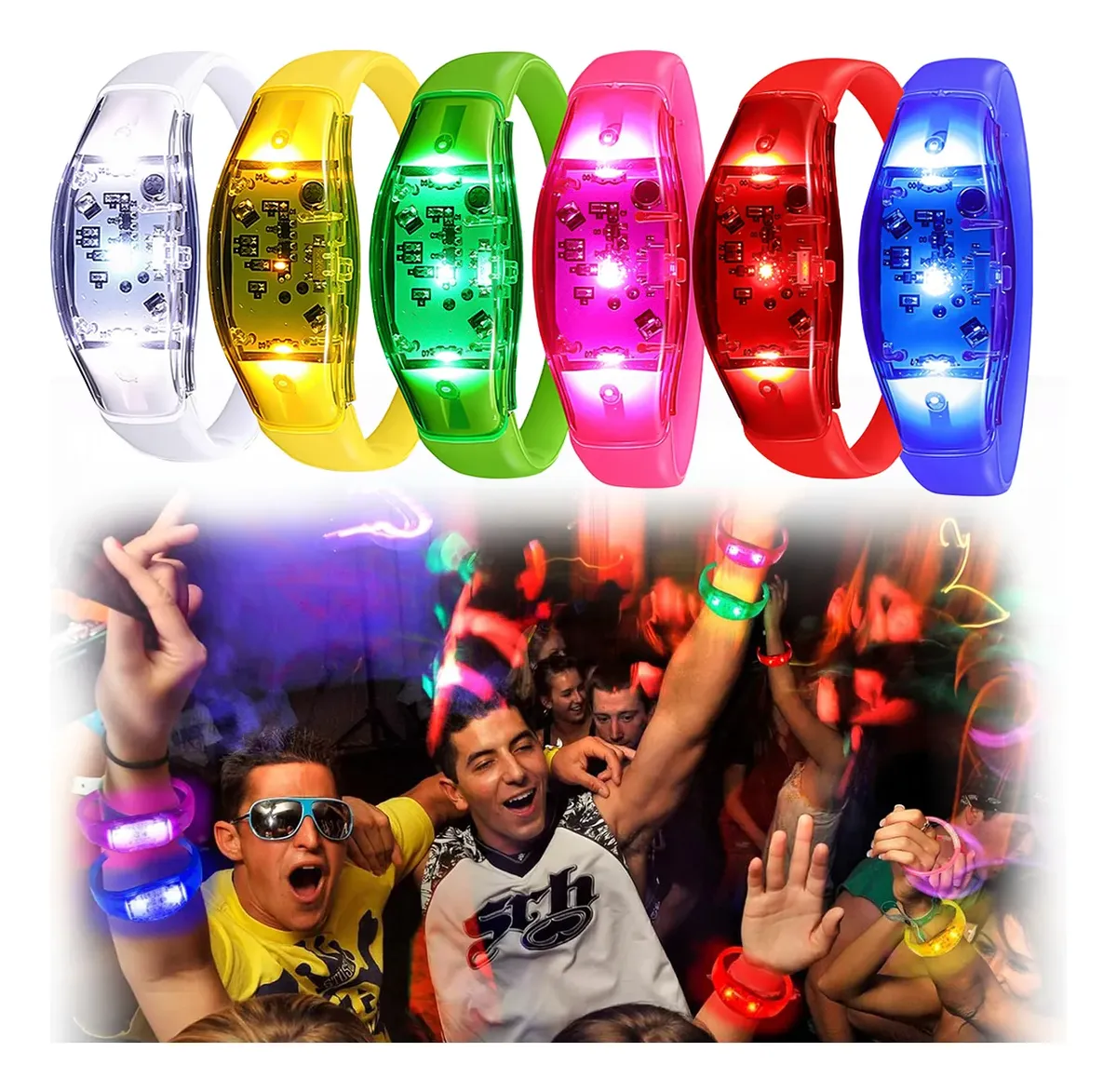 6 Adet LED Bileklik, Sesle Akt - Audio Music Dj incelemesi ve fiyatı
