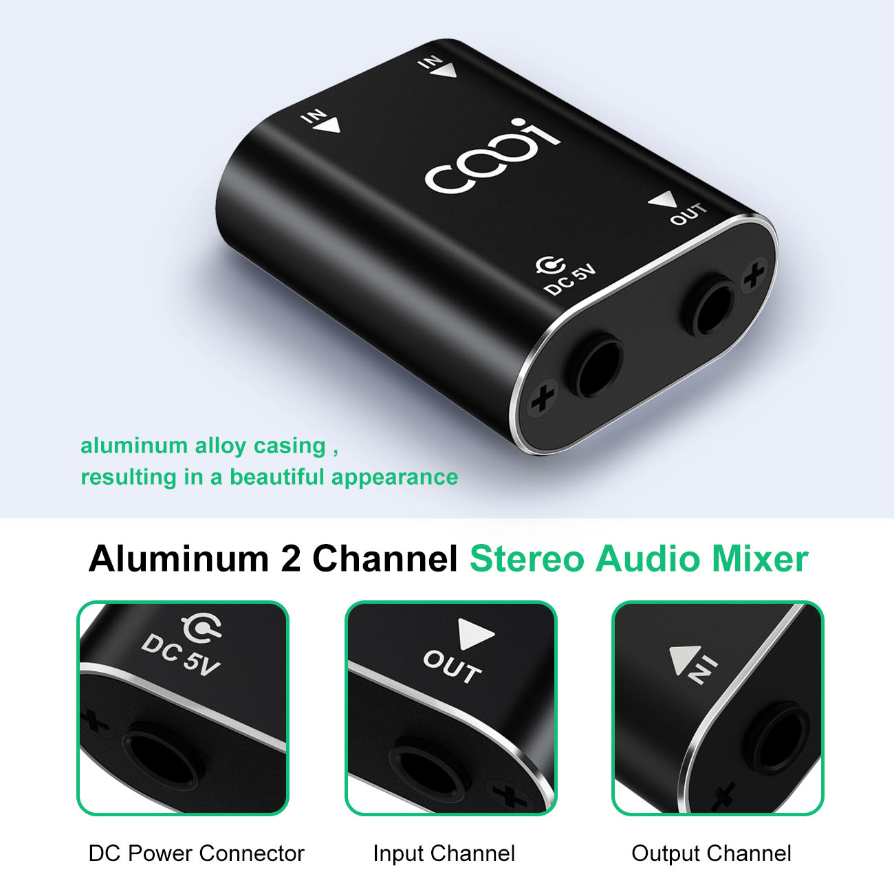 Cooidea 2 Kanallı Mini Stereo  - Audio Music Dj incelemesi ve fiyatı
